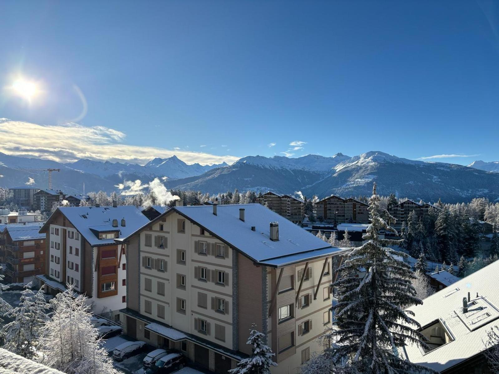 Apartamento L'Eperon Center Crans Wonderful View Exterior foto