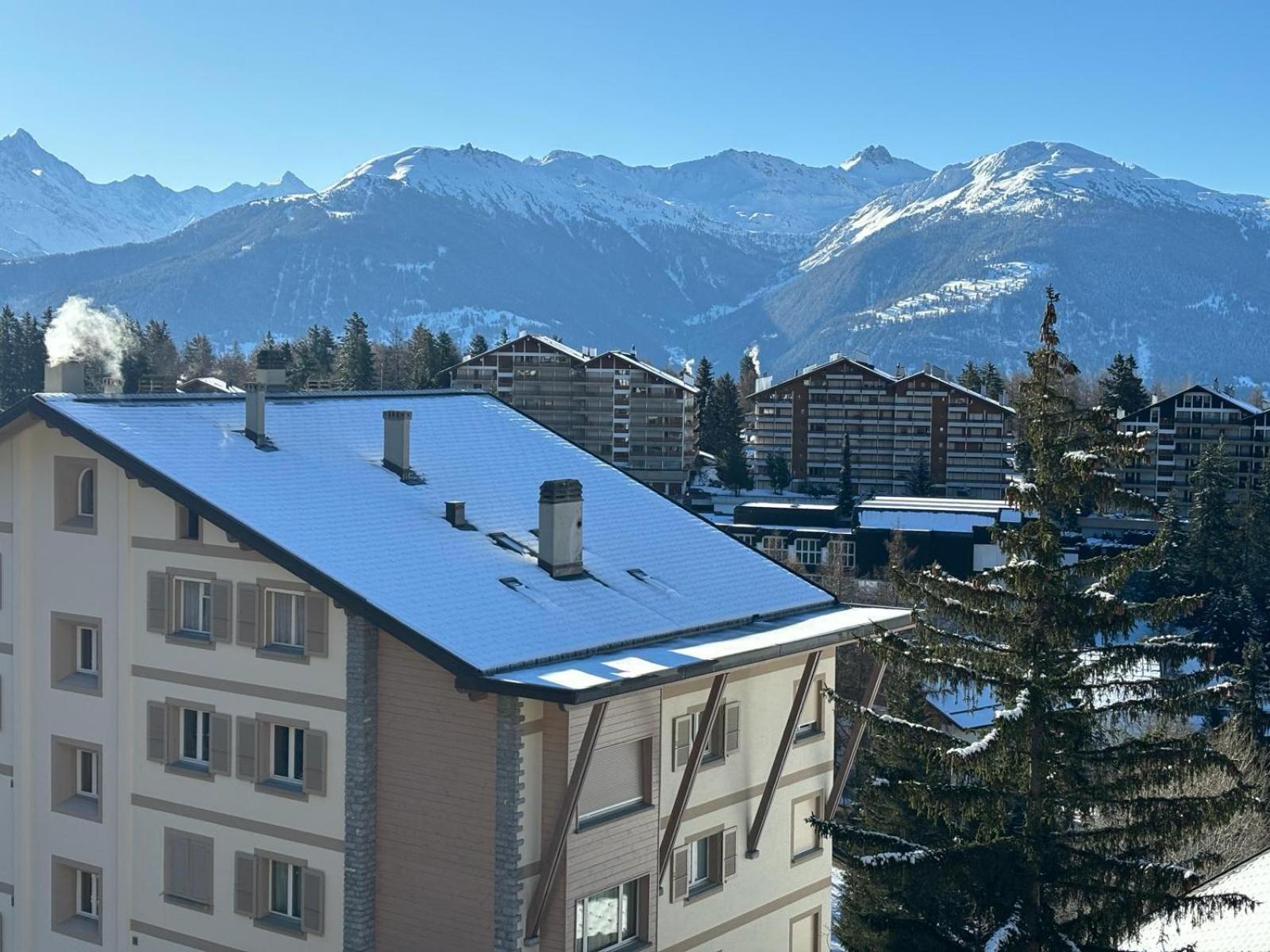 Apartamento L'Eperon Center Crans Wonderful View Exterior foto