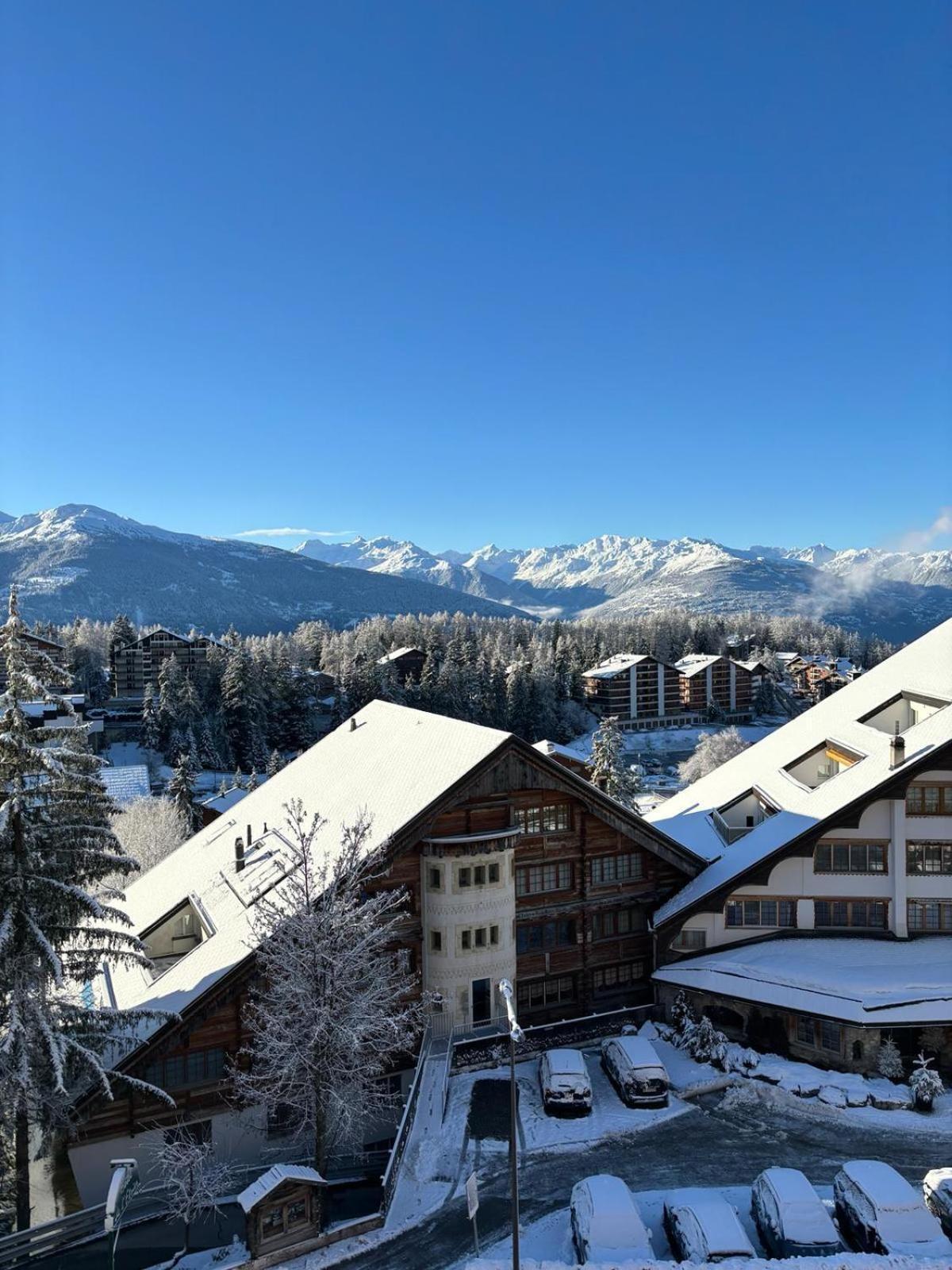 Apartamento L'Eperon Center Crans Wonderful View Exterior foto