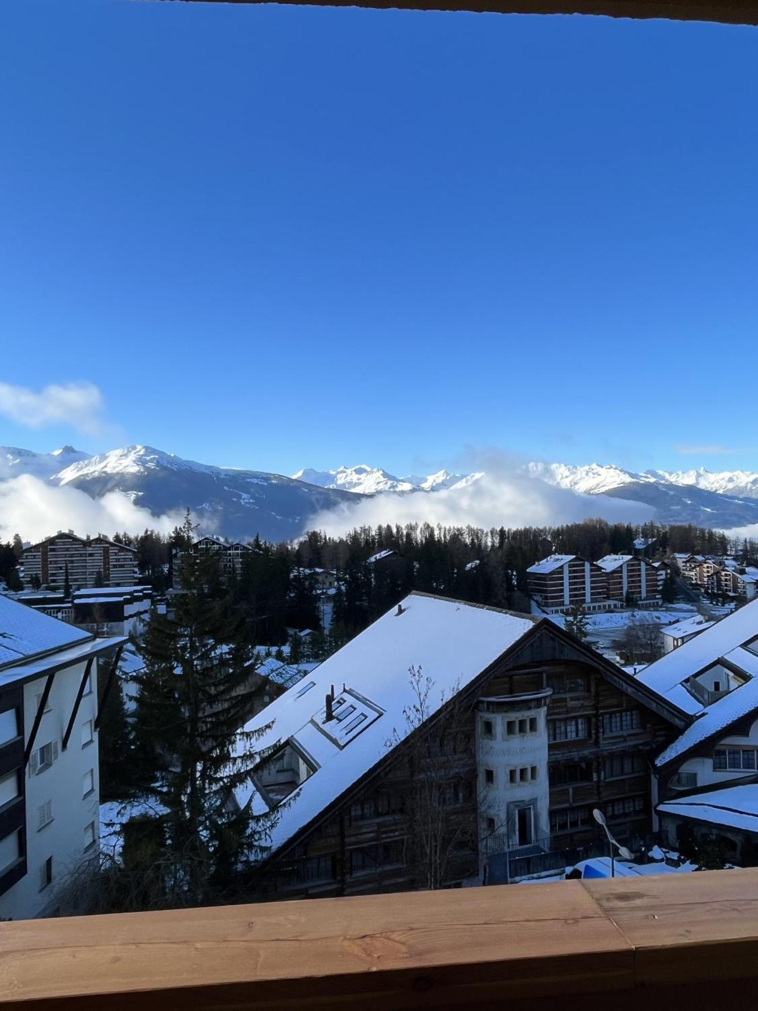 Apartamento L'Eperon Center Crans Wonderful View Exterior foto